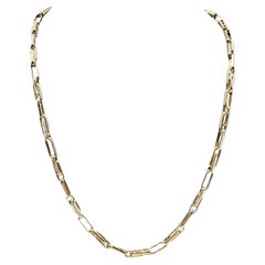 Chaîne italienne en or jaune 14kt - 18", 7.7g, 3.6mm de largeur, fermoir Lobster