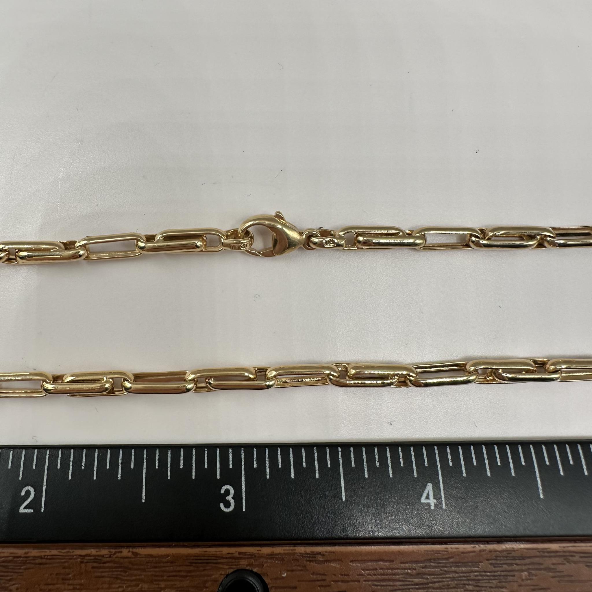 Chaîne italienne en or jaune 14kt - 18