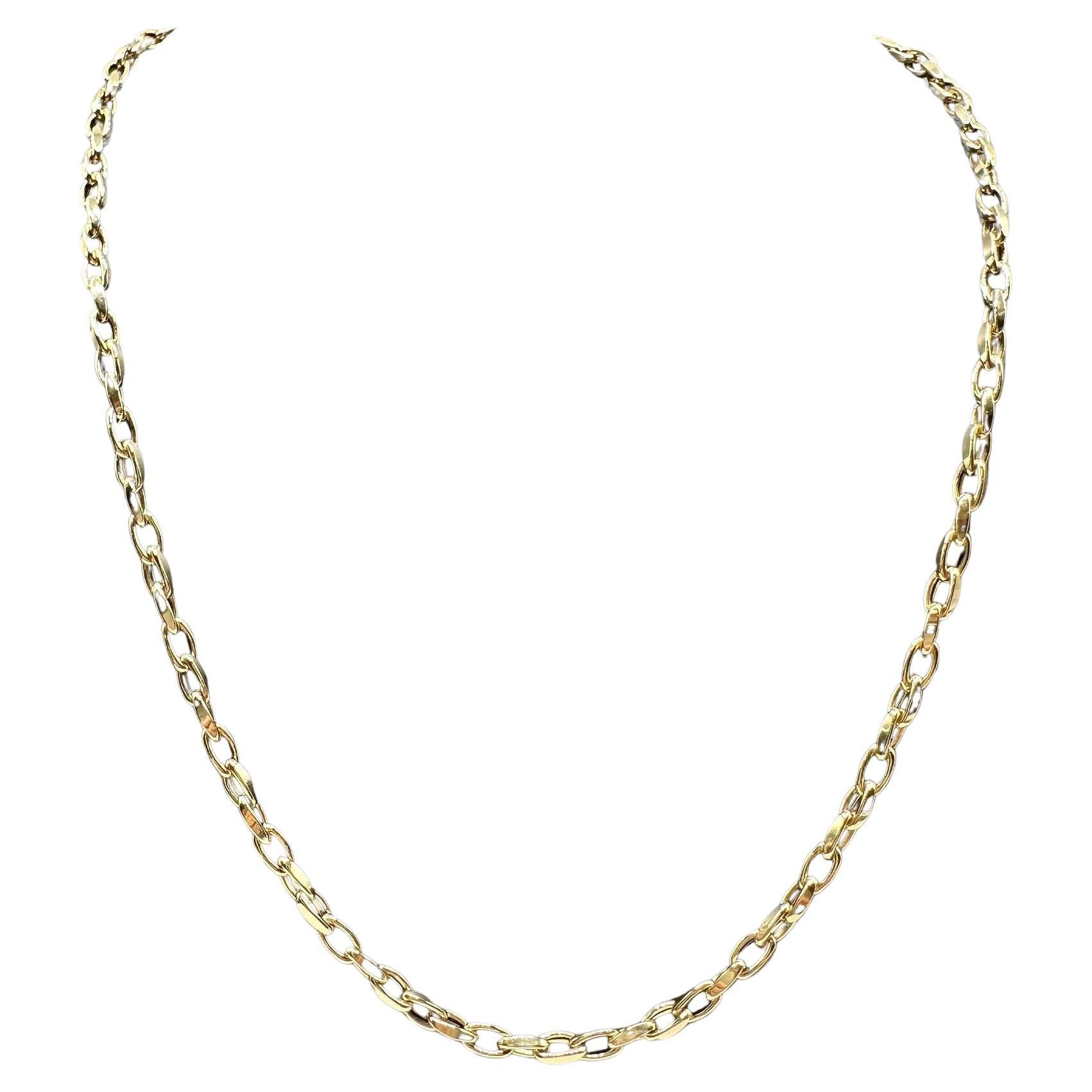 Chaîne en or jaune 10kt - 18", 3.1mm, 3.35g, italienne, fermoir Lobster, New