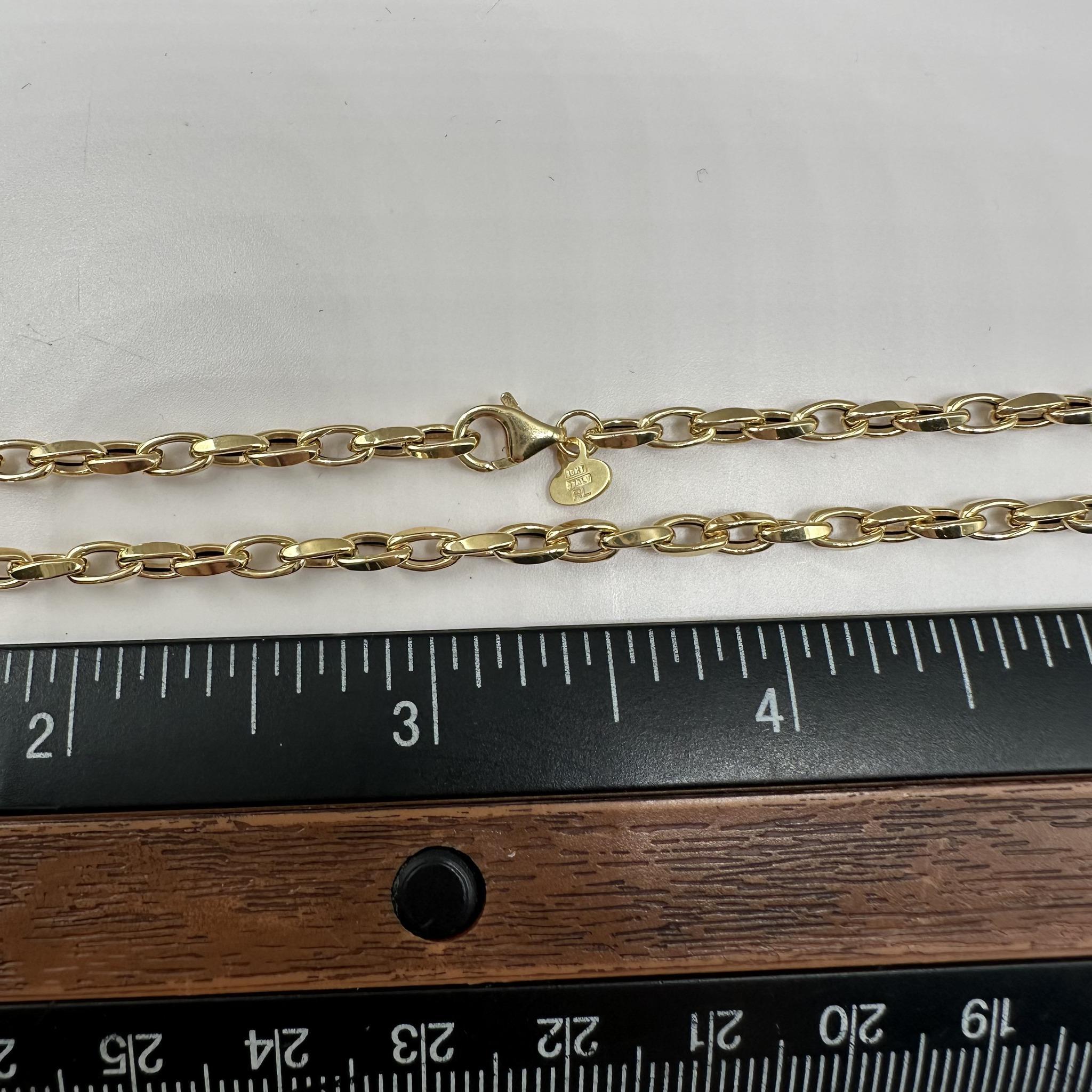 Chaîne en or jaune 10kt - 18