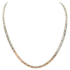 Chaîne en or jaune 14kt Estate - 20", 3mm, 15.65g, solide, fermoir Lobster