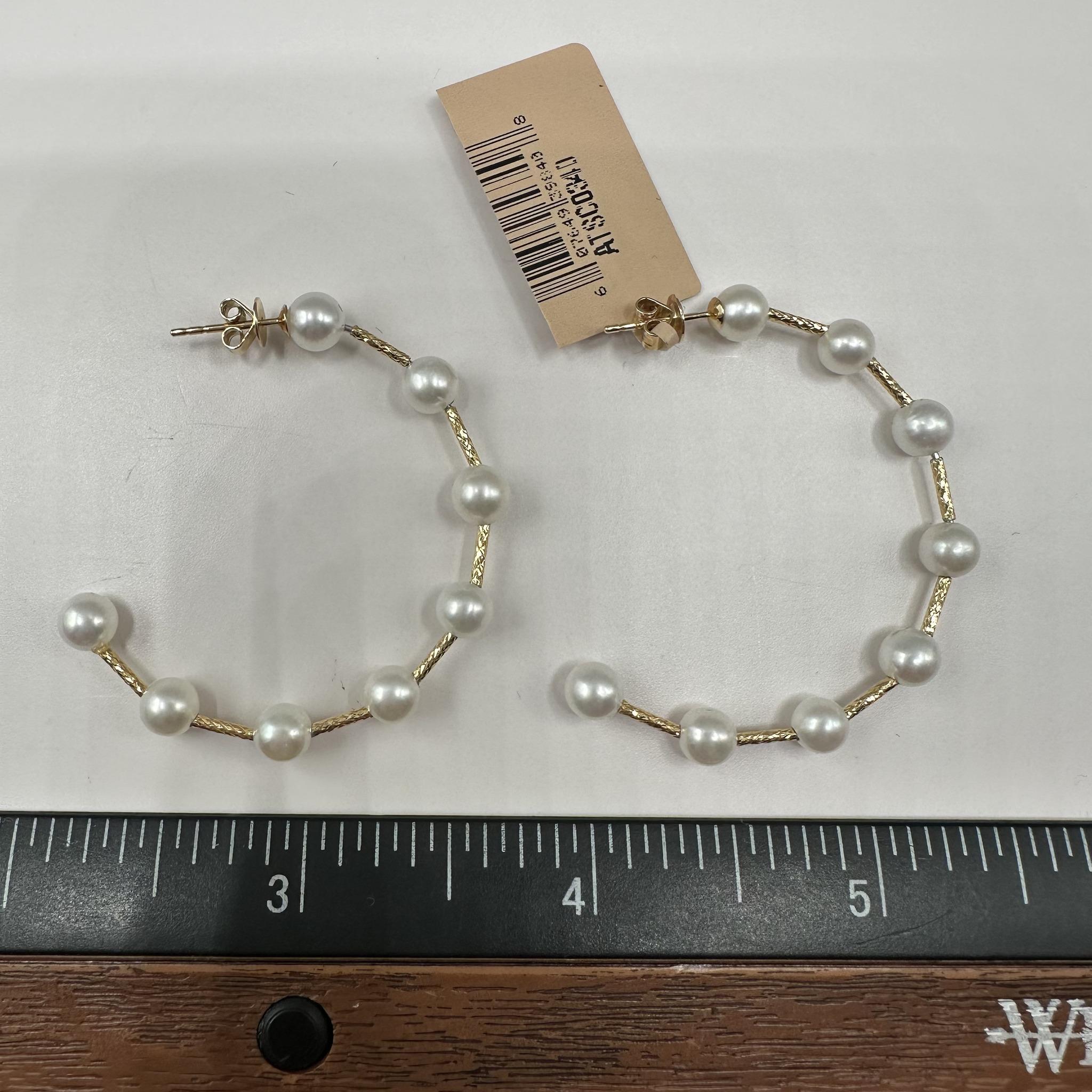 Design/One en or jaune 14kt Perles d'eau douce Détails Neuf - En vente à West Hempstead, NY
