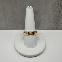 Designer Gucci Link To Love Ring 18kt Yellow Gold Size 10 With Box
