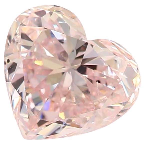 GIA Certified 0.58 Carat Light Pink Diamond