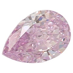 Diamante certificado por GIA de 0,19 quilates Fancy Pink Purple VS2 Clarity