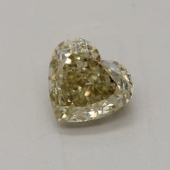 GIA-zertifizierter Diamant mit 1,01 Karat, Farbe „Fancy Brown-Greenish Yellow“, Reinheit VS2