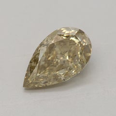 GIA-zertifizierter Diamant mit 1,27 Karat, in der Farbe „Fancy Dark Brown-Greenish Yellow“, Reinheit VVS2