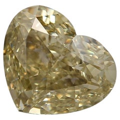 GIA Certified 1.26 Carat Fancy Brownish Greenish Yellow VS1 Clarity Diamond