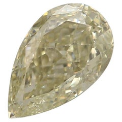 GIA Certified 1.02 Carat Fancy Brownish Greenish Yellow VS2 Clarity Diamond