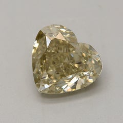 GIA Certified 1.51 Carat Fancy Brown-Greenish Yellow Si2 Clarity Diamond