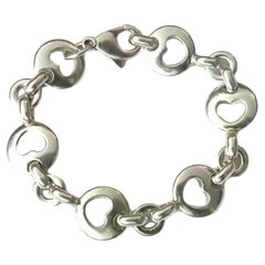 Tiffany & Co. Stencil Heart Link Bracelet