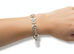 Tiffany & Co. Stencil Heart Link Bracelet