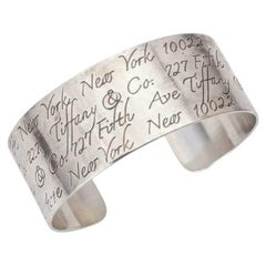Tiffany & Co. New York Notes Collection Love Cuff Bracelet