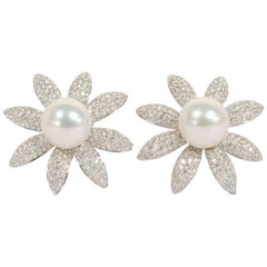 Pearl Lever-Back Earrings