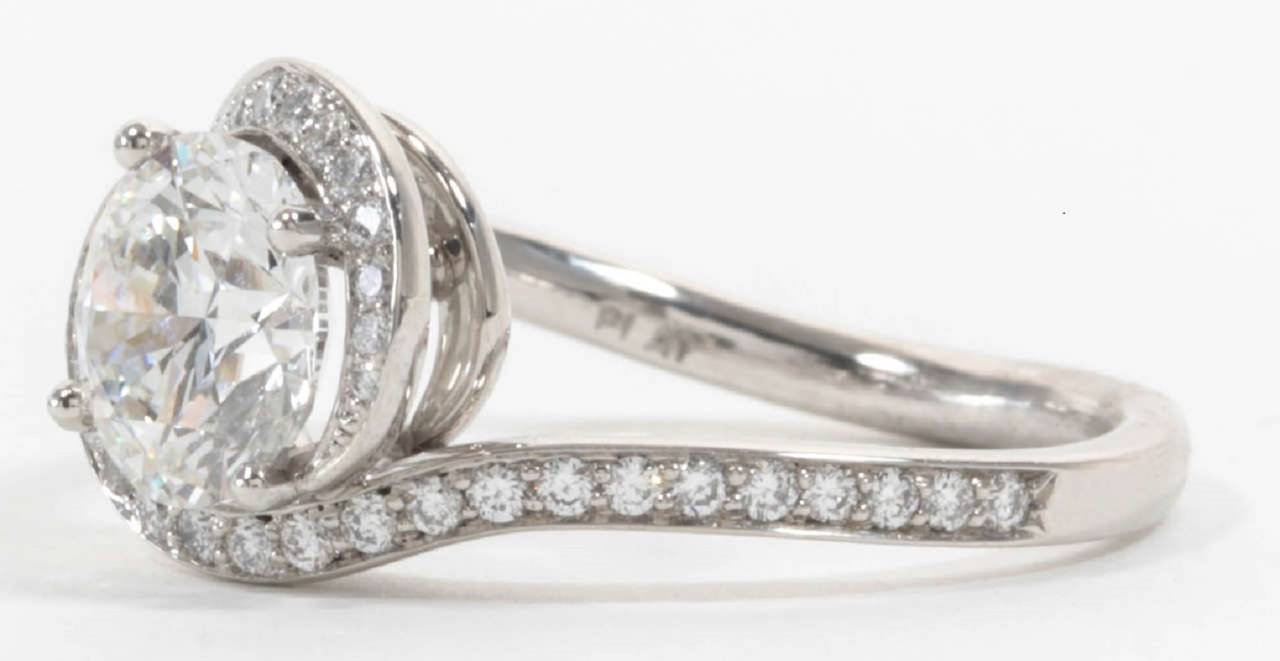 unique platinum engagement rings