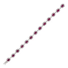 Classic Ruby Diamond Bracelet