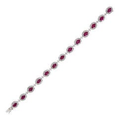 Classic Ruby Diamond Bracelet 9
