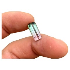 Natural Tourmaline gemstone 4.86 ct., Octagon cut, Afghanistan, Certificate!