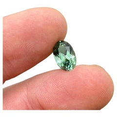 Tourmaline Naturelle 3.21 Ct. pierre précieuse en vrac, taille ovale, Nigeria , Certificat.
