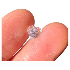 Piedra lunar natural Gema suelta de 2,01 ct, talla corazón, ¡Certificada! ¡Madagascar!