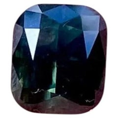 Sapphire 4.33 Ct. natural No heat Loose gemstone, Cushion cut, Certificate GFCO