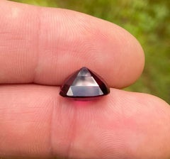 Certified 8.07 Ct. Natural Rhodolite Garnet loose gemstone, Octagon, Tanzania