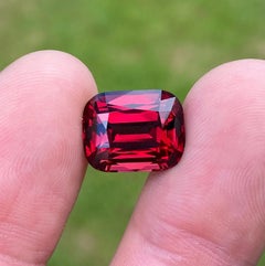 Garnet rodolita natural a granel, 13,92 ct., Tanzania, certificado GFCO