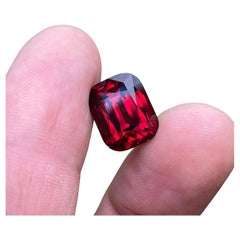 Garnet rodolita natural a granel, 13,92 ct., Tanzania, certificado GFCO