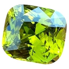 4.22 Ct Natural Chrysoberyl , Cushion cut, Mined Sri-Lanka . Certificate GFCO.