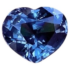 AGL Certified Natural 2.82Ct Greyish-blue Spinel gemstone, Heart cut, Sri-Lanka