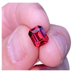 Garnet Rhodolite Loose 3.79 Ct., natural gemstone, Certificate GFCO