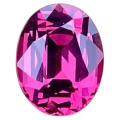 Certificato 2,64 ct. Gemma sciolta di granato rodolite naturale, taglio ovale, Tanzania