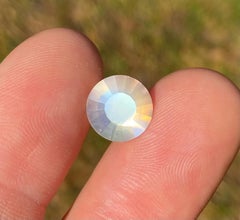 Piedra preciosa natural suelta de piedra lunar, 5,16 ct. ¡Talla brillante, certificado! Madagascar