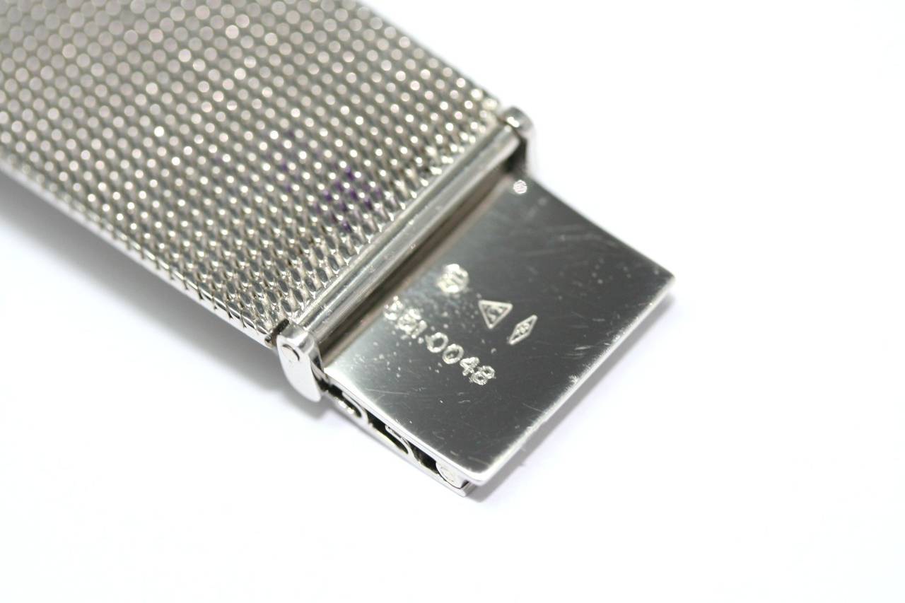 Omega White Gold Wristwatch 1978