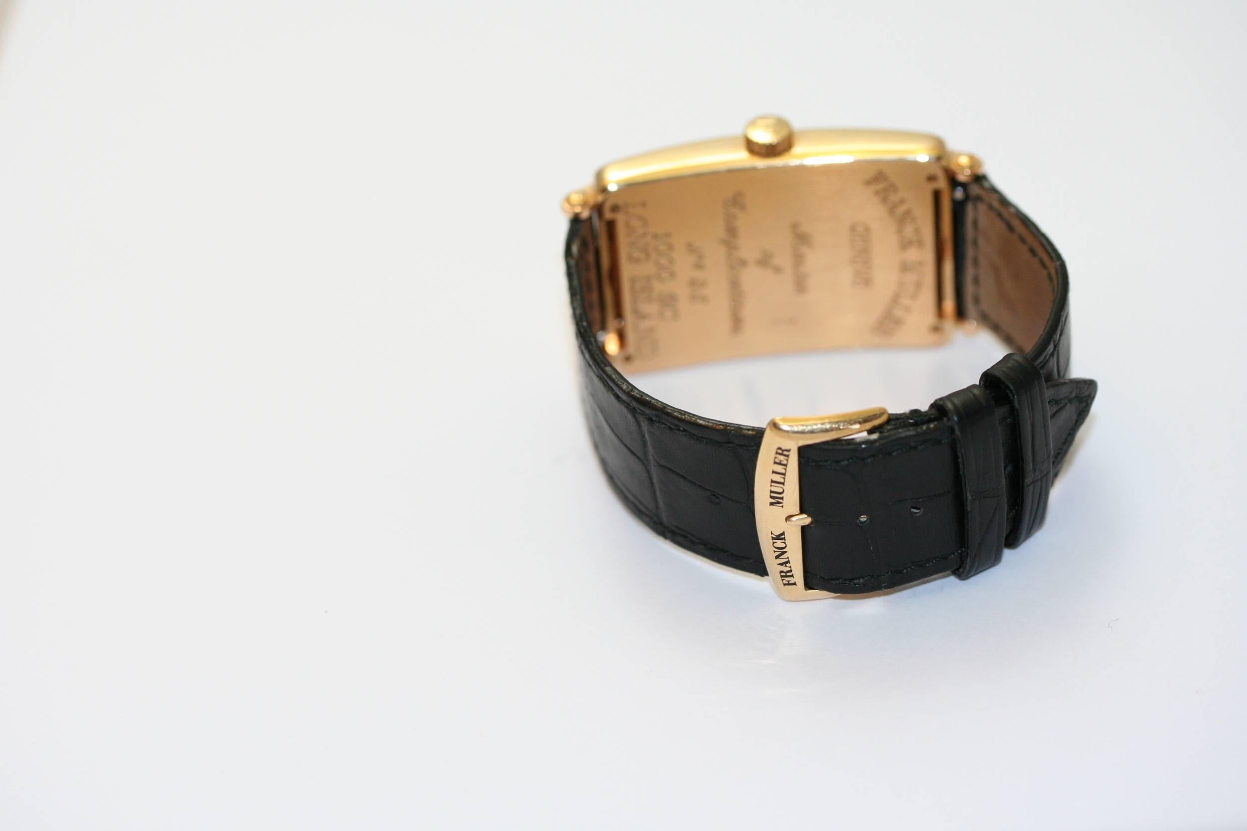 Franck Muller: Long Island Master Complications Automatik-Armbanduhr, Gelbgold für Damen oder Herren im Angebot