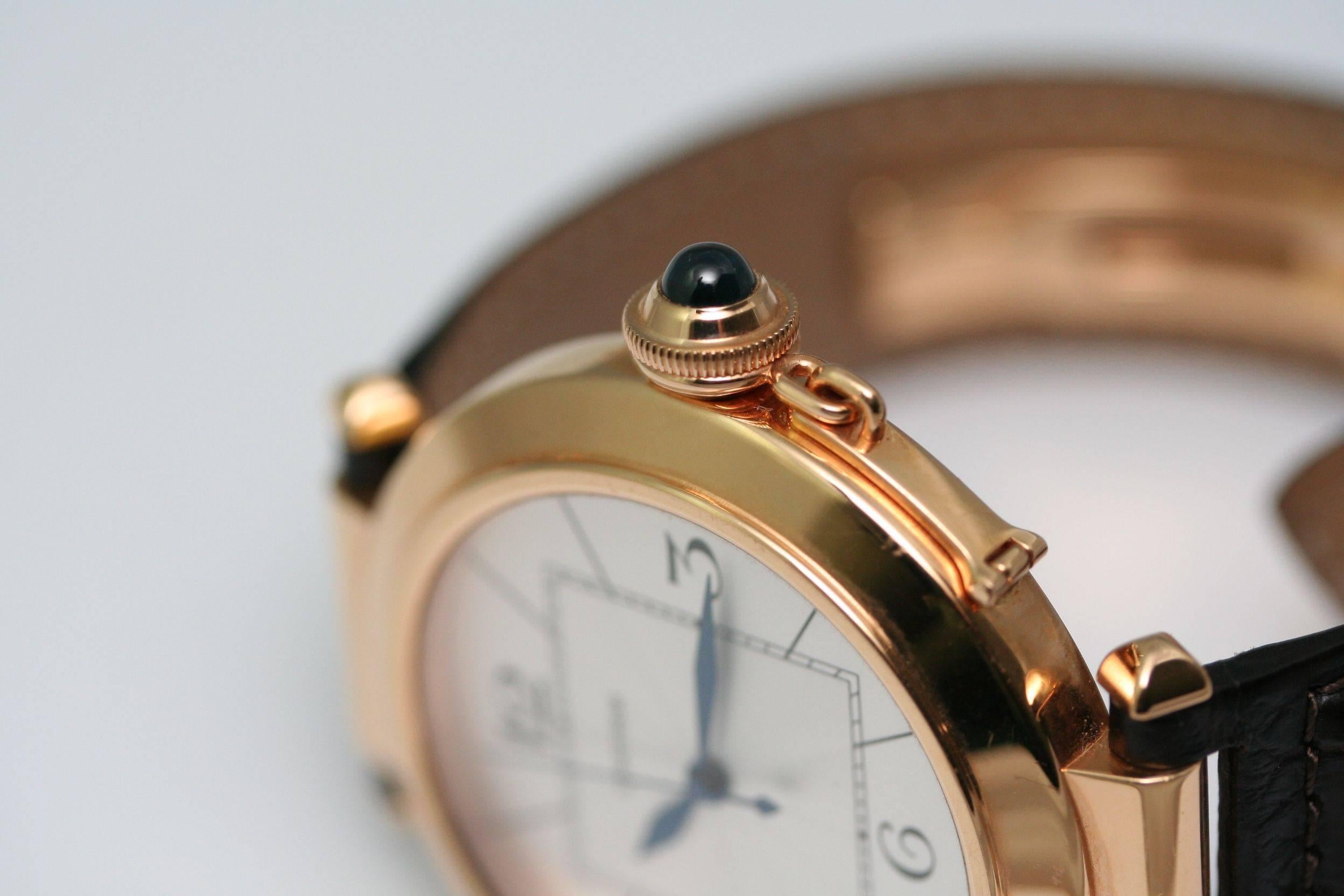Cartier Rose Gold Pasha Automatic Wristwatch In Fair Condition In Monte Carlo, MC