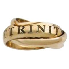 Retro Cartier Trinity Three Color Gold Ring
