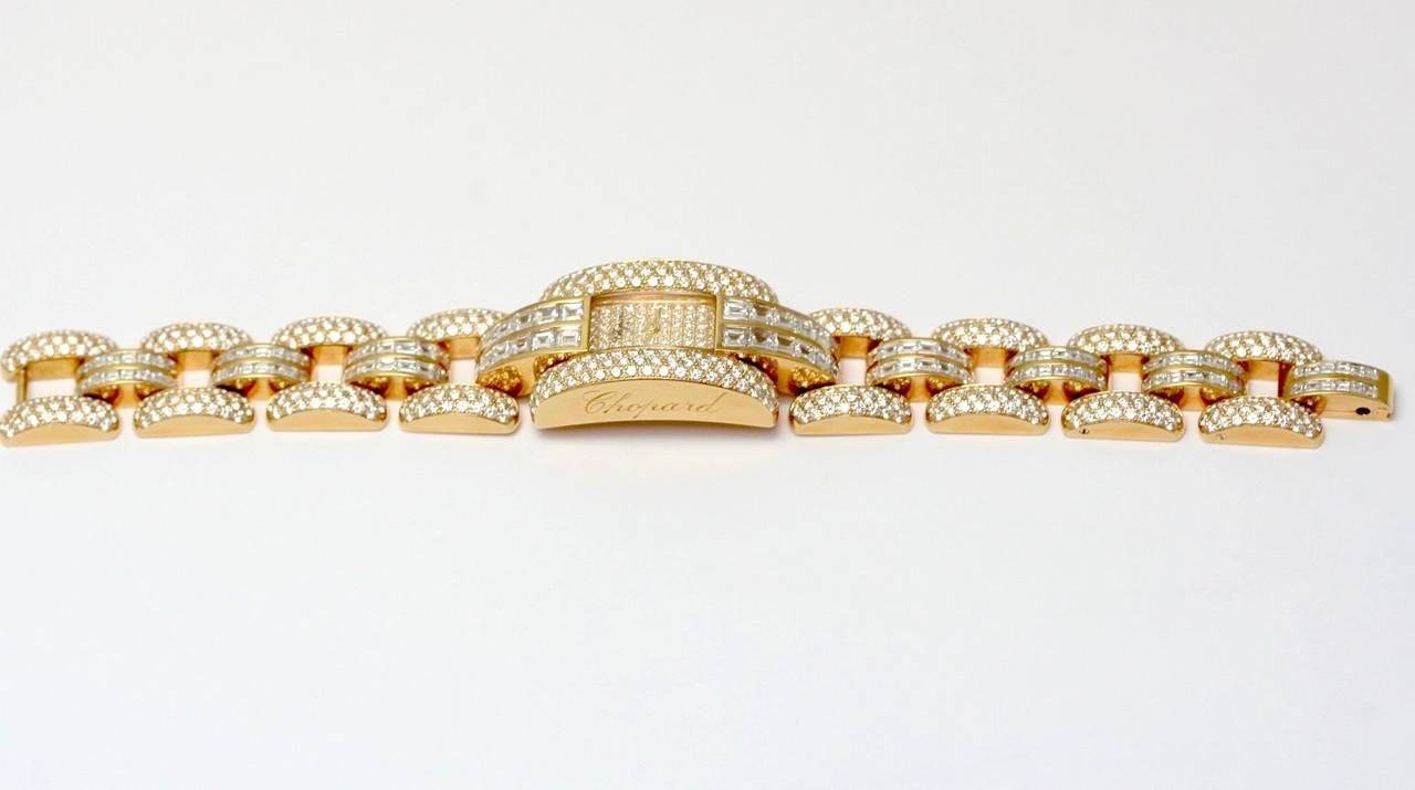 Women's Chopard Ladies Yellow Gold Strada Quartz Wristwatch Model 433 1