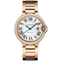 Cartier Ladies Rose Gold Diamond Automatic Wristwatch Model 118195MX