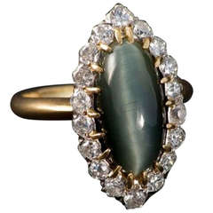 Marquise Cat's Eye Ring