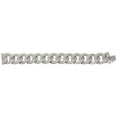 Van Cleef & Arpels Diamond Gold Olympia Chain Bracelet