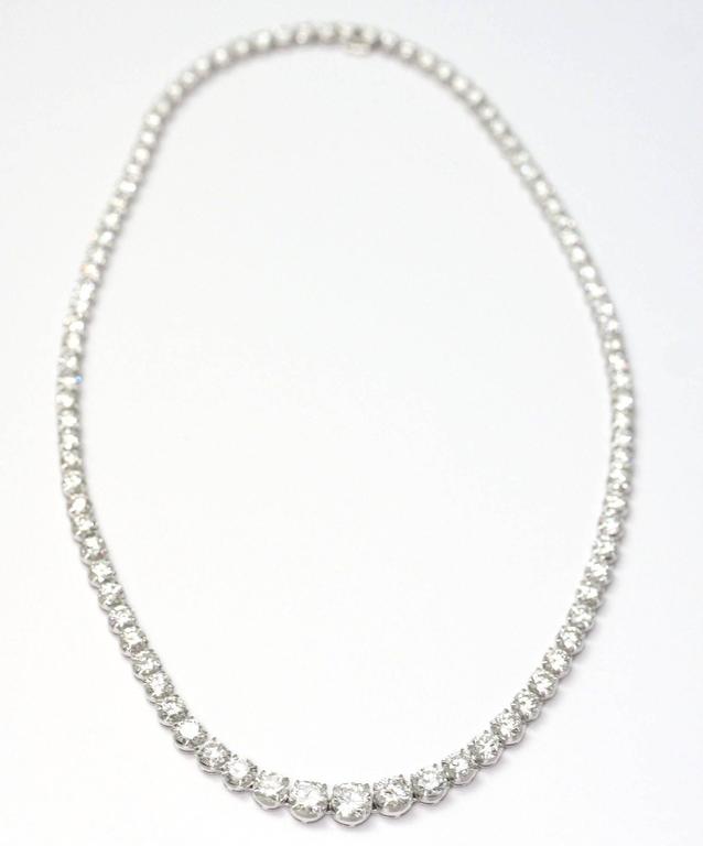 Cartier Diamond Gold Riviere necklace 