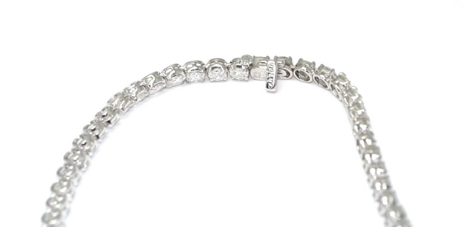 Women's Cartier Diamond Gold Riviere necklace 