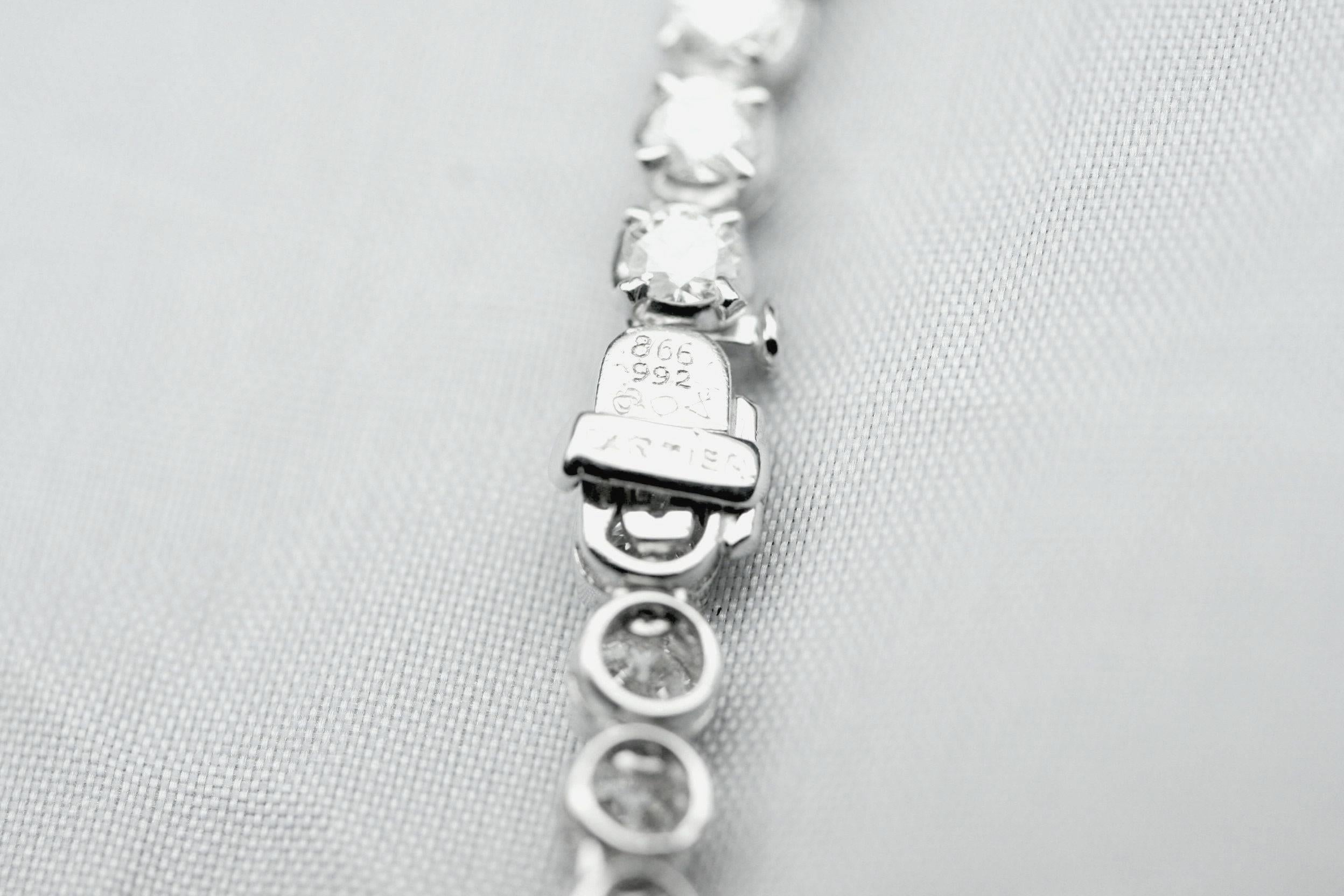 Cartier Diamond Gold Riviere necklace  1