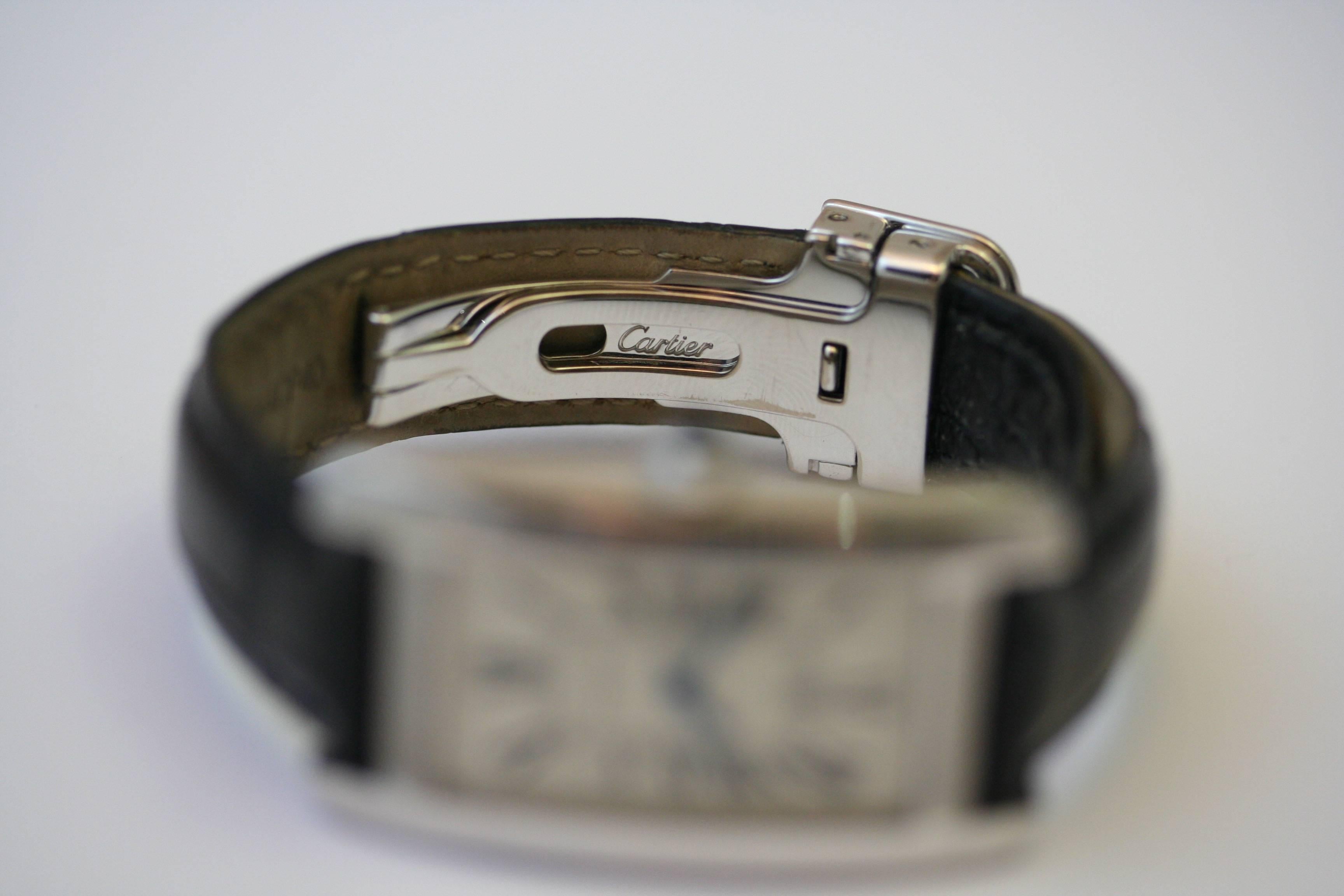 Cartier American Tank Watch In Excellent Condition In Monte Carlo, MC