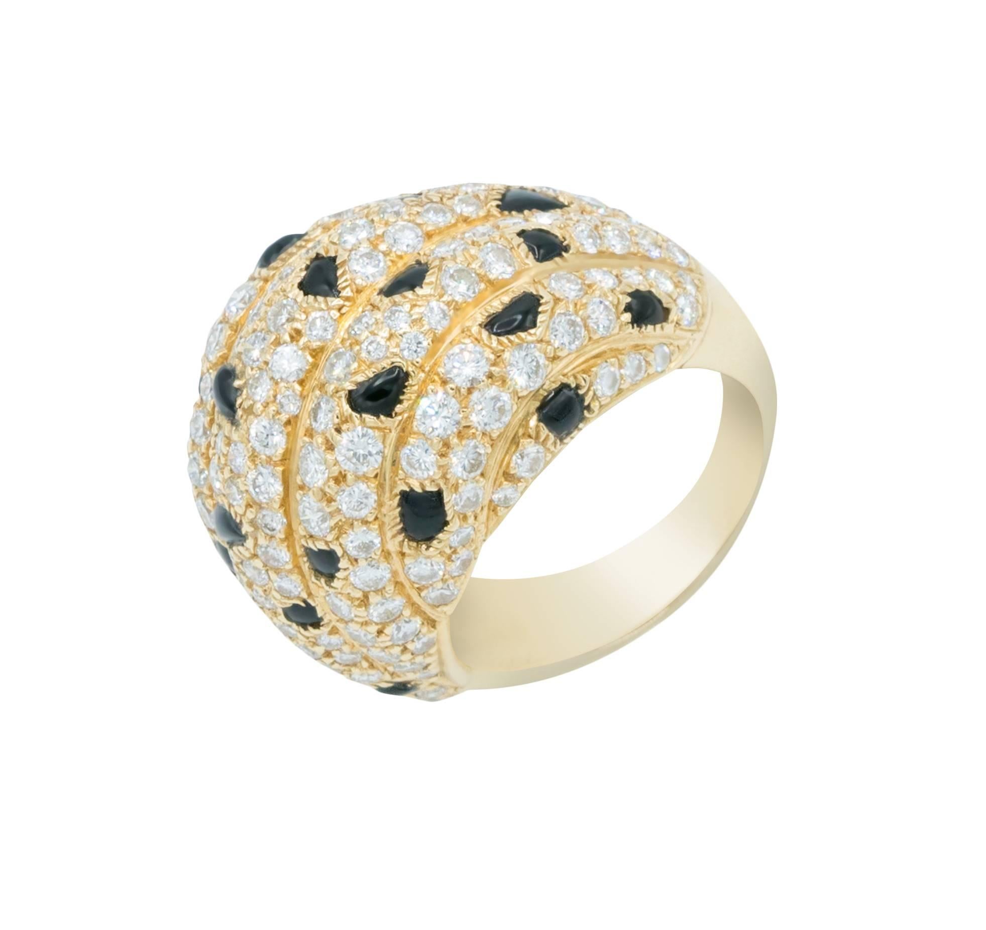 panther gold ring