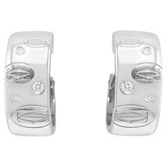 Cartier - Paire de boucles d'oreilles "Love" en diamant - Or blanc 18 carats