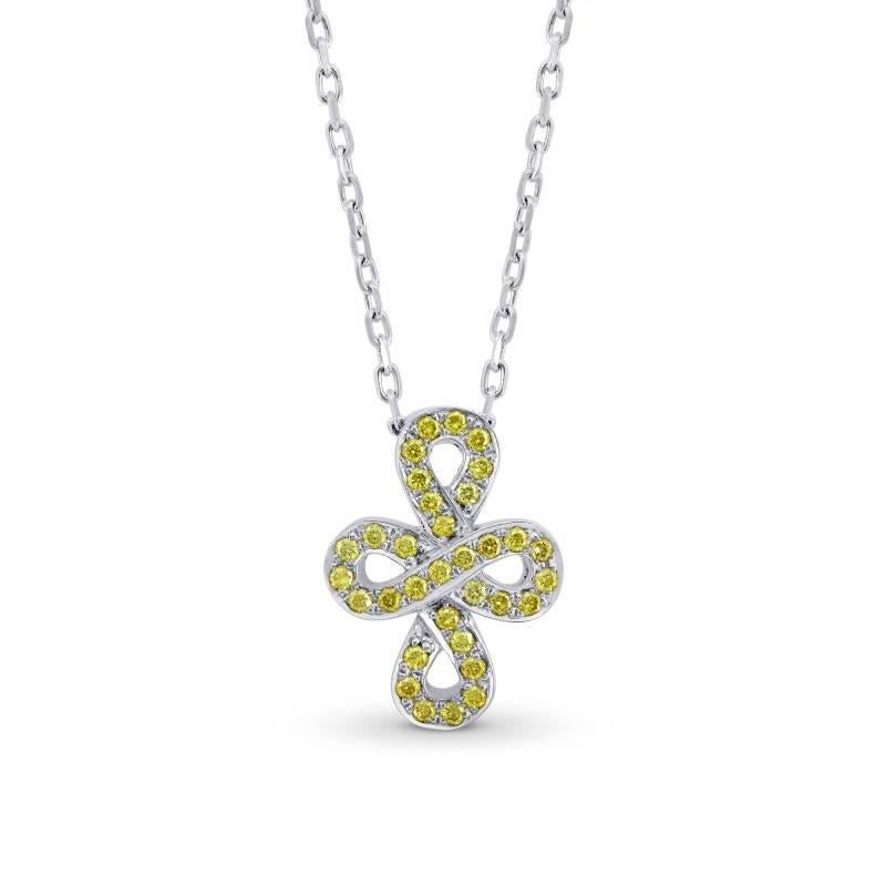 Contemporary Rose Gold Infinite Love Diamond Pendant Necklace For Sale