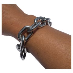 Bracciale cubano d'argento