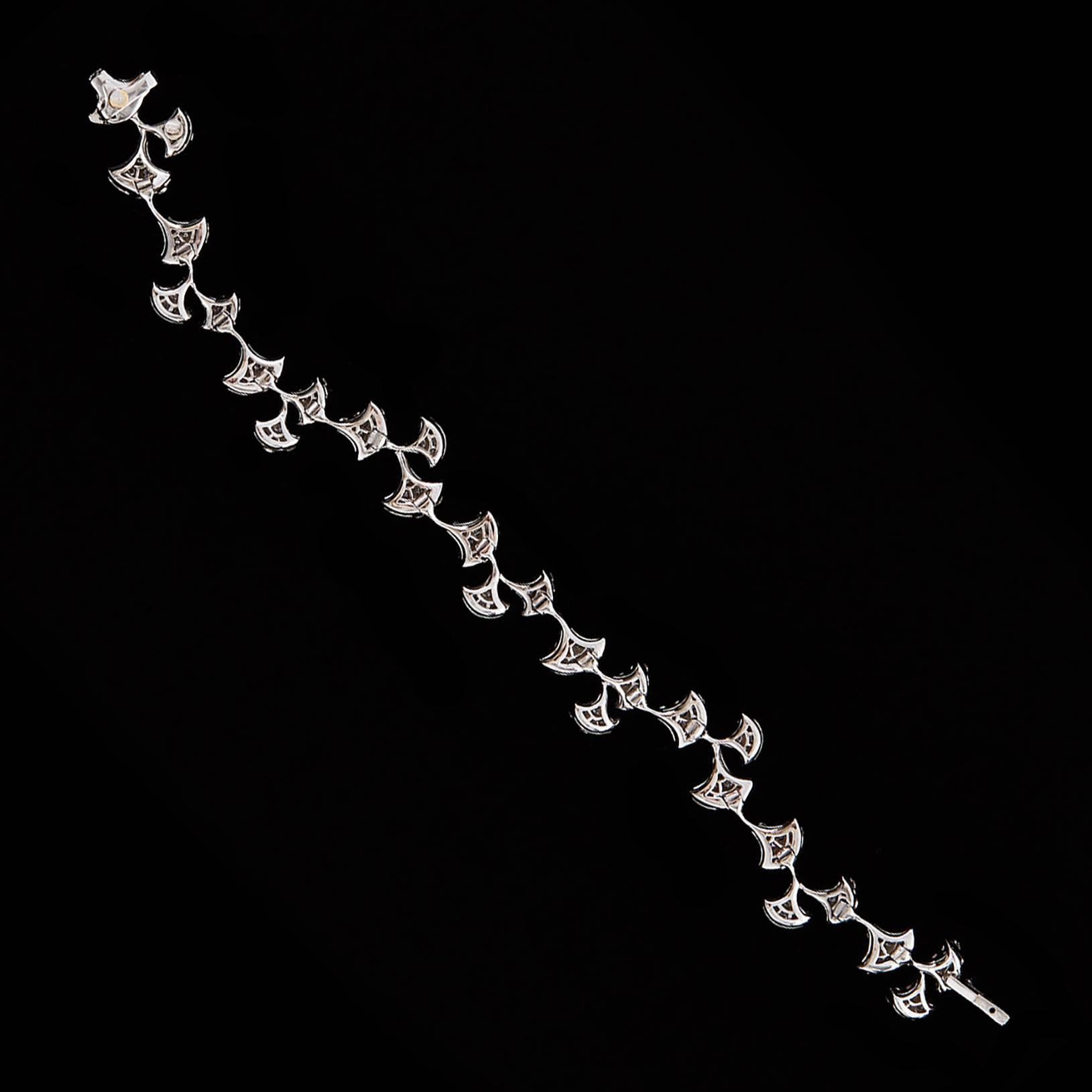 Women's Luca Carati Floral Diamond Bracelet